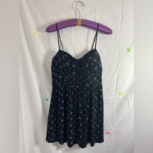 Y2K American Eagle Babydoll Corset Cottage Core Mini Dress Size M